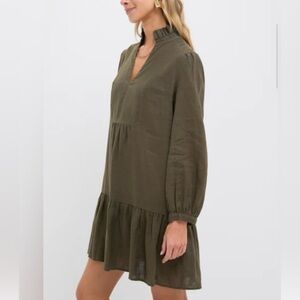 NWT Tuckernuck Olive Green Palmerston Dress
